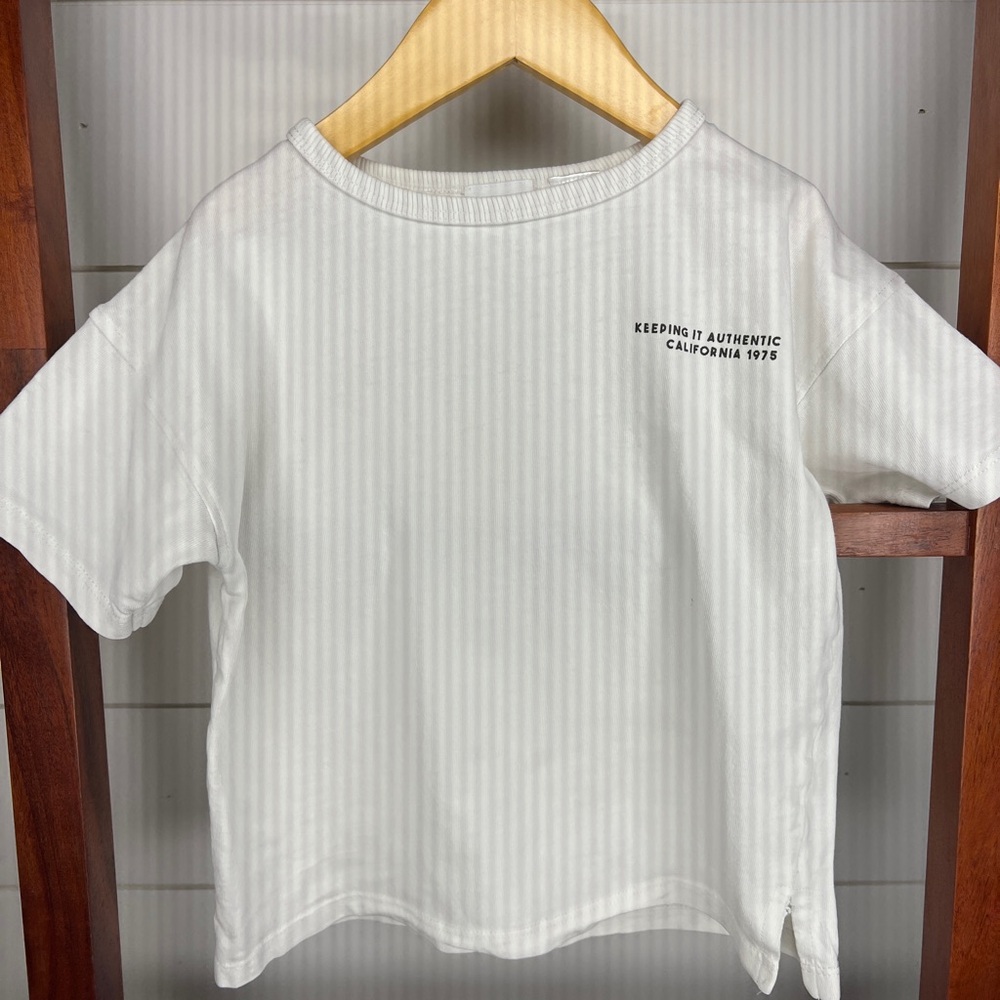 Zara Kids - White Graphic Tee